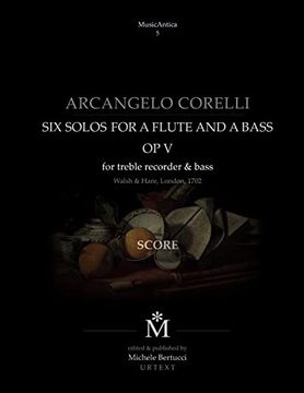 portada Corelli Six solos for a flute and a bass with the Follia (in Italian)