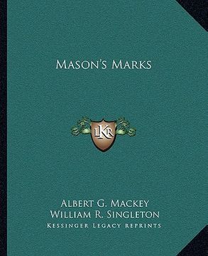 portada mason's marks (en Inglés)