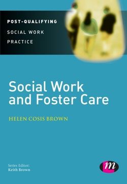 portada Social Work and Foster Care (Post-Qualifying Social Work Practice Series) (en Inglés)