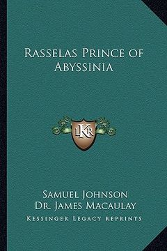 portada rasselas prince of abyssinia (in English)