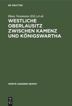 portada Westliche Oberlausitz Zwischen Kamenz und Königswartha (in German)