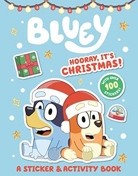 portada Bluey: Hooray, It'S Christmas! A Sticker & Activity Book (in English)