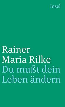 portada Du Mußt Dein Leben Ändern: Über das Leben (Insel Taschenbuch) (in German)