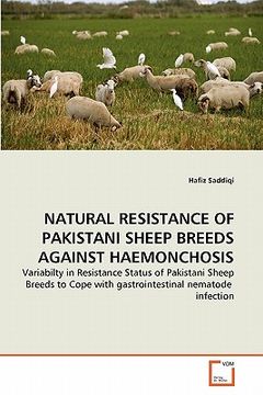 portada natural resistance of pakistani sheep breeds against haemonchosis (en Inglés)