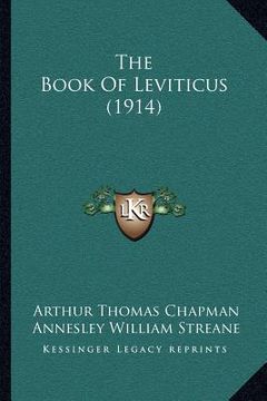 portada the book of leviticus (1914) (en Inglés)