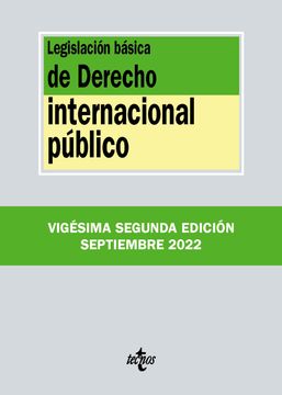 portada Legislación básica de Derecho Internacional público (en Castellano)