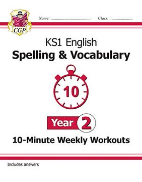 portada New ks1 English 10-Minute Weekly Workouts: Spelling & Vocabulary - Year 2 (en Inglés)