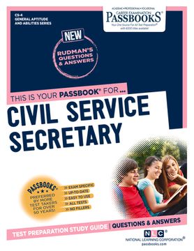 portada Civil Service Secretary (Cs-4): Passbooks Study Guide Volume 4