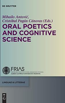 portada Oral Poetics and Cognitive Science (Linguae & Litterae) 