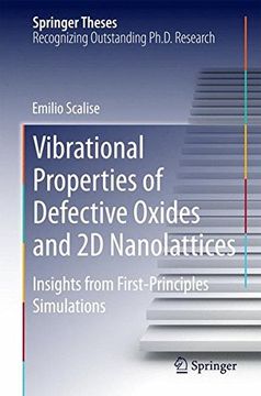 portada Vibrational Properties of Defective Oxides and 2d Nanolattices (Springer Theses) (en Inglés)