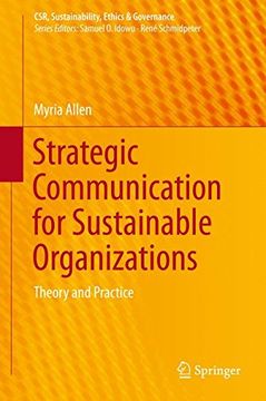 portada Strategic Communication for Sustainable Organizations: Theory and Practice (CSR, Sustainability, Ethics & Governance)