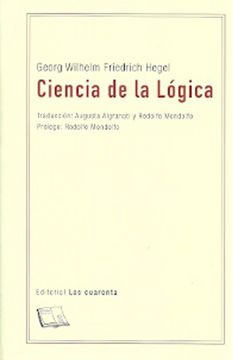 portada Ciencia de la Lógica (in Spanish)