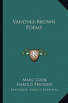 portada vandyke-brown poems (en Inglés)