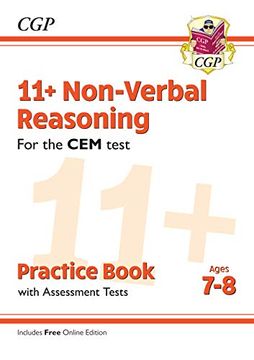 portada New 11+ cem Non-Verbal Reasoning Practice Book & Assessment Tests - Ages 7-8 (en Inglés)