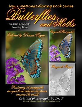 portada New Creations Coloring Book Series: Butterflies and Moths (in English)