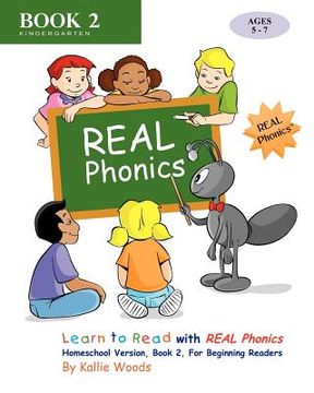 portada learn to read with real phonics, book 2, homeschool version