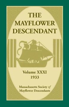 portada The Mayflower Descendant, Volume 31, 1933 (in English)