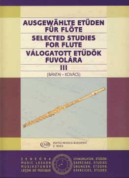 portada Bantai y Kovacs - Estudios Selectos Vol. 3 Para Flauta