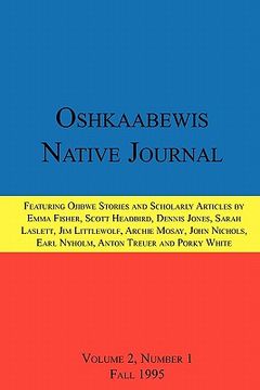 portada oshkaabewis native journal (vol. 2, no. 1)