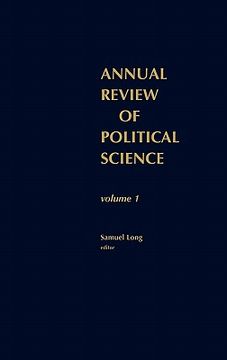 portada annual review of political science, volume 1 (en Inglés)