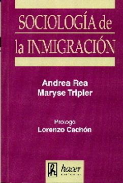 portada Sociologia de la inmigracion