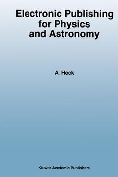 portada electronic publishing for physics and astronomy (en Inglés)