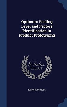 portada Optimum Pooling Level and Factors Identification in Product Prototyping