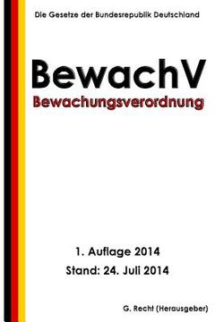 portada Bewachungsverordnung - BewachV (in German)