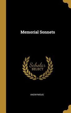 portada Memorial Sonnets (en Inglés)