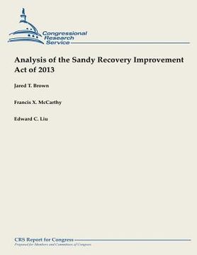 portada Analysis of the Sandy Recovery Improvement Act of 2013 (en Inglés)