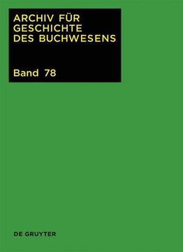 portada Archiv für Geschichte des Buchwesens 2023 (in German)