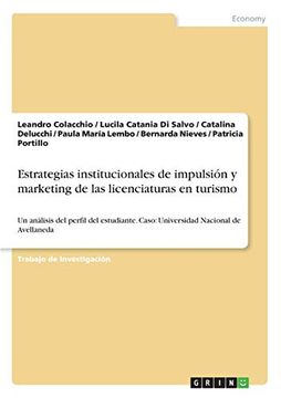 portada Estrategias Institucionales de Impulsión y Marketing de las Licenciaturas Enturismo