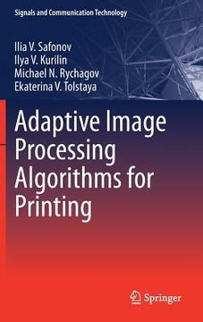 portada Adaptive Image Processing Algorithms for Printing