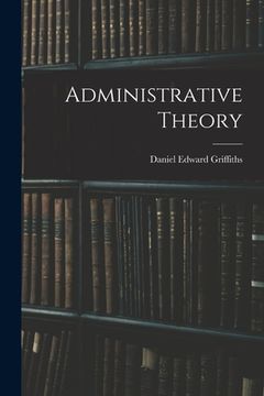 portada Administrative Theory (en Inglés)