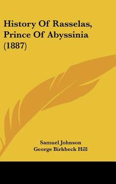 portada history of rasselas, prince of abyssinia (1887) (en Inglés)