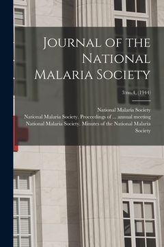 portada Journal of the National Malaria Society; 3: no.4, (1944) (en Inglés)