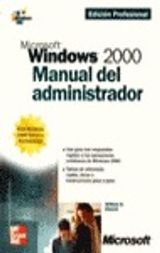 portada Microsoft windows 2000 manual del administrador (in Spanish)