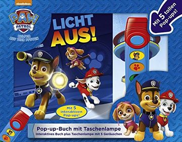 portada Paw Patrol, Licht Aus! - Pop-Up-Buch mit Taschenlampe - Bilderbuch mit 5 Coolen Geräuschen (in German)