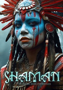 portada Shaman Coloring Book for Adults 1: Female Shaman Coloring Book Grayscale Spiritual Grayscale Coloring Book (en Inglés)