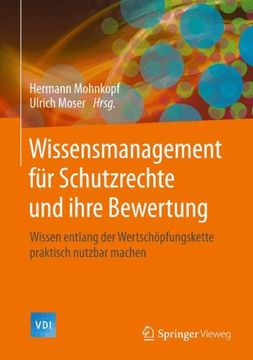 portada Wissensmanagement für Schutzrechte und Ihre Bewertung (Vdi-Buch) (en Alemán)