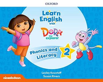 portada Learn English With Dora the Explorer: Level 2: Phonics and Literacy (en Inglés)