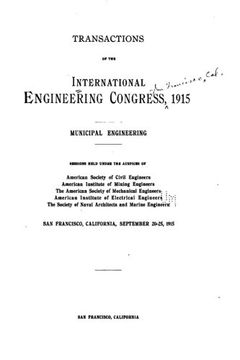 portada Transactions of the International Engineering Congress, 1915