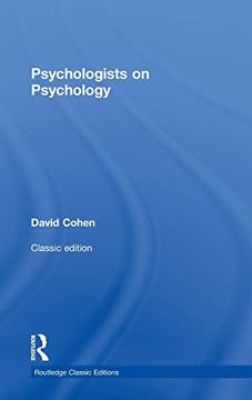 portada Psychologists on Psychology (Psychology Press & Routledge Classic Editions) (en Inglés)