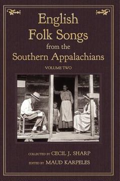 portada english folk songs from the southern appalachians, vol 2 (en Inglés)