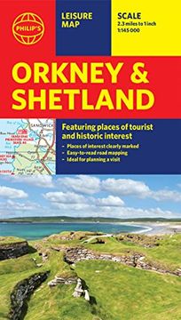 portada Philip's Orkney and Shetland: Leisure and Tourist Map: Leisure and Tourist map