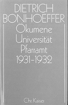 portada Ökumene, Universität, Pfarramt 1931-1932.