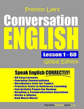 portada Preston Lee's Conversation English - Global Edition Lesson 1 - 60 (en Inglés)