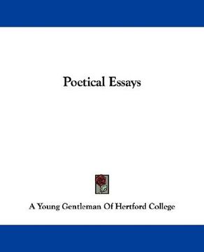 portada poetical essays (in English)