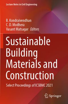 portada Sustainable Building Materials and Construction: Select Proceedings of Icsbmc 2021 (en Inglés)