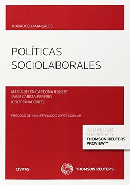 portada Políticas Sociolaborales (Papel + e-book) (Tratados y Manuales de Derecho)